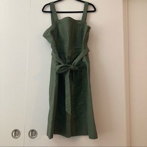 Linen cotton apron dress